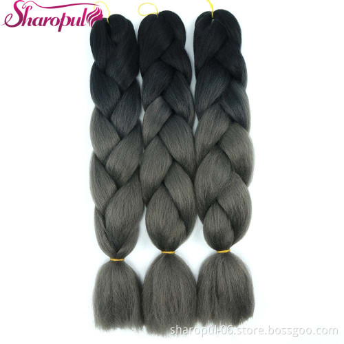 Synthetic hair braiding 3packs/lot 24inch 100gram